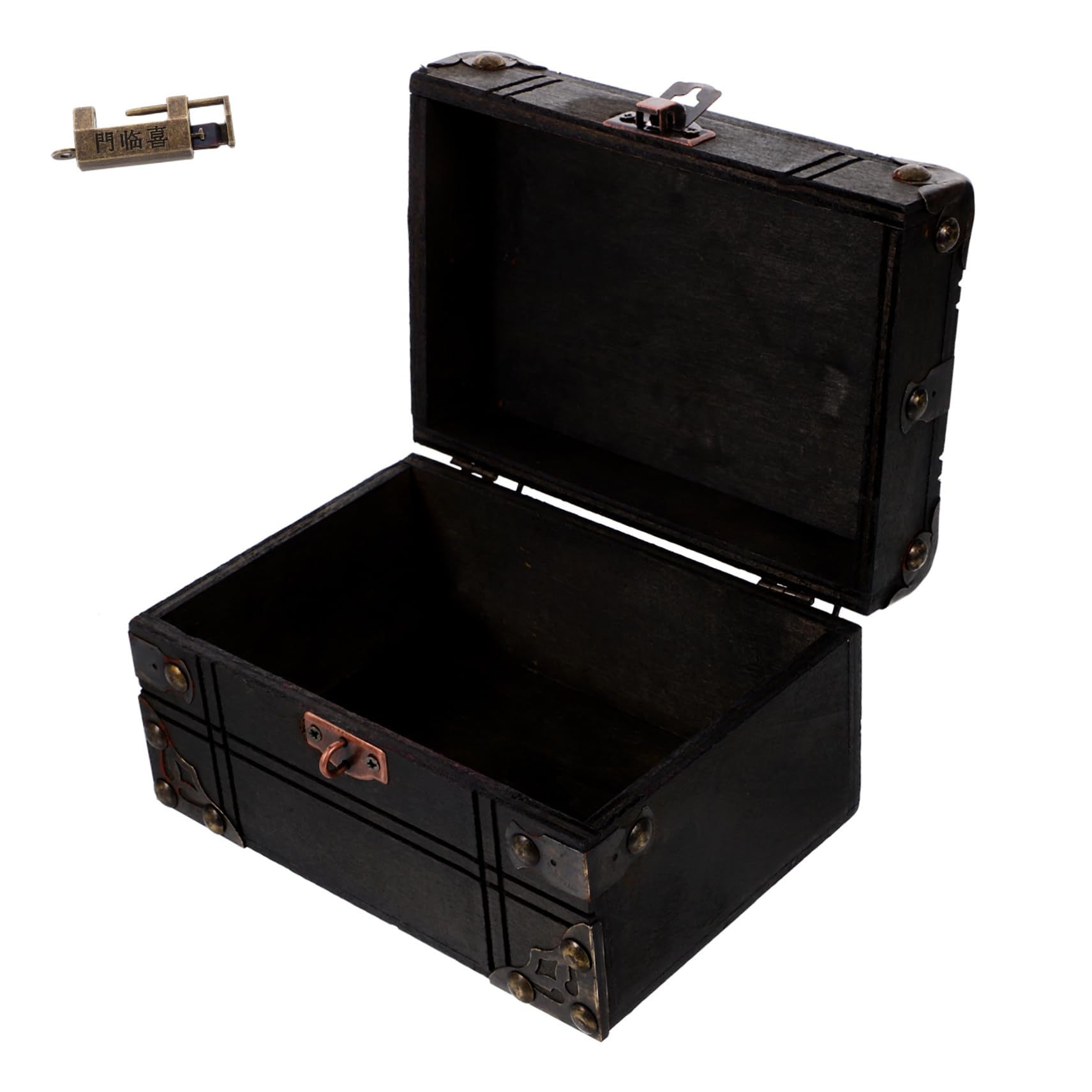 ABOOFAN Unique Treasure Chest Storage Box Large Vintage Storage Box for Keepsake