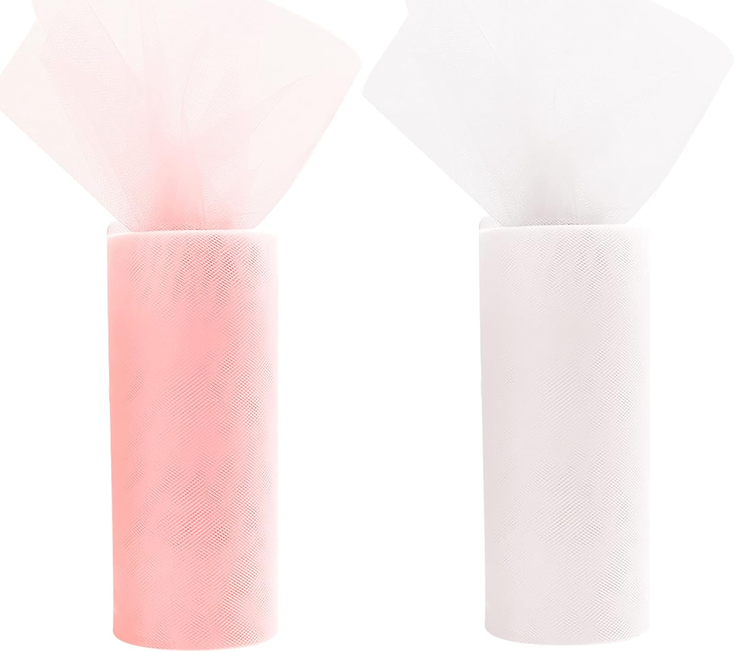 Fyfjur 2 Roll Tulle Fabrics, Tulle Netting Fabric, Tulle Fabric White