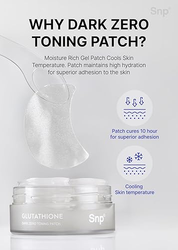 Miniatura 7 de SNP Parche para ojos 99% glutatión + niacinamida B3  Parches nutritivos para debajo de los ojos para manchas y manchas oscuras  Máscaras para ojos