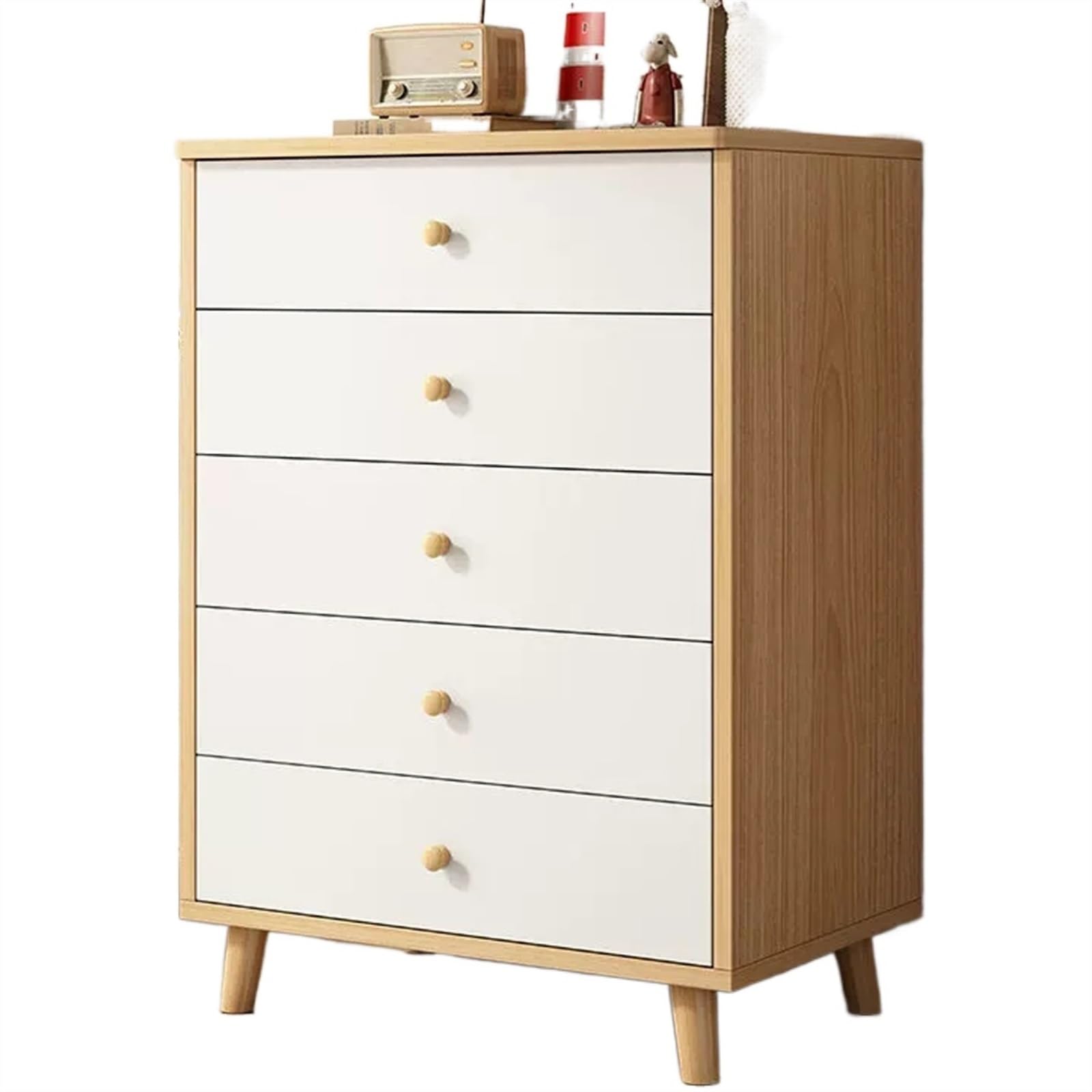 Dh2yjnbf3 One Color Bedroom Dresser For Bedroom With 5 Drawers, Chest Of, Tall For Nursery, Hallway, Living Room, Closet Storage Organizer