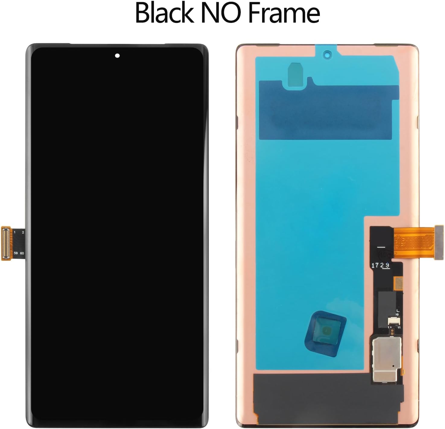 for Google Pixel 6 Pro 5G LCD Screen Replacment,OLED Display for Pixel 6 Pro GLUOG G8VOU Digitizer Touch Screen Full Digitizer Assembly Repair Kits 6.7 inch (Black)