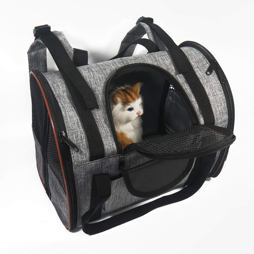 Mochila de Transporte para el pequeño Perro del Gato, Bolso Plegable Lavable Plegable para el avión de Viaje Tren Tren Avión homologado