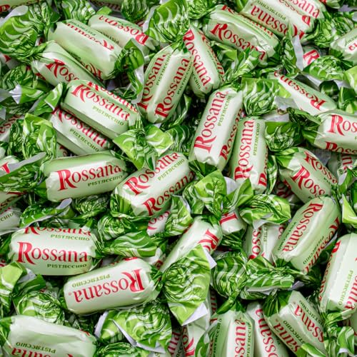 Italian Pistachio Candy 1 lb – Real Sicilian Pistachio, Individually Wrapped, Hard Shell with Creamy Center, Gluten Free