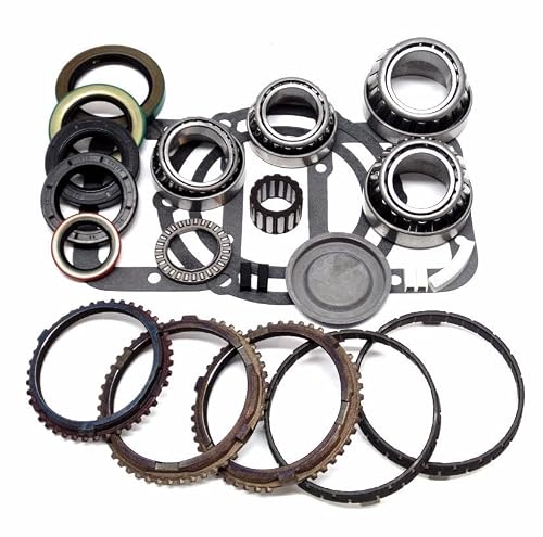 Complete Bearing Seal Kit with Synchros for Ch Evy G MC NV4500 5 Speed Manual Transmission 1990-1995 - Fits C1500 C2500 C3500 K1500 K2500 K3500 P30 P3500