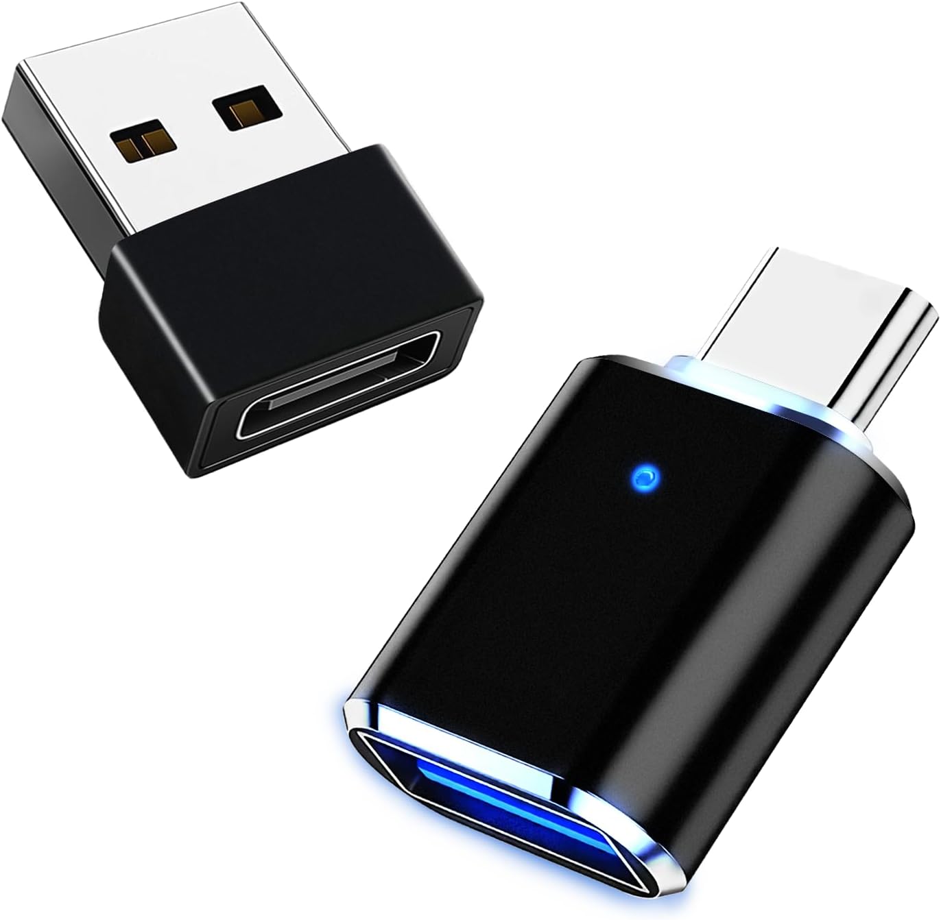 Adattatore USB C Maschio/Femmina (4 Pezzi) Compatibile con MacBook Pro