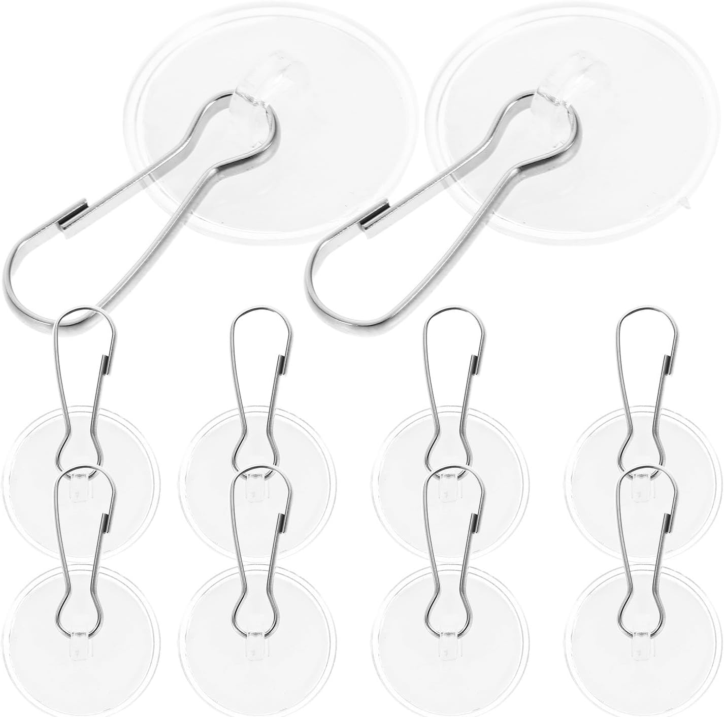 ARTIBETTER 20pcs Small Adhesive Sticky Ceiling Hooks Removable Round Disc Hooks for Balloon and Party Decoration Home Storage Organization