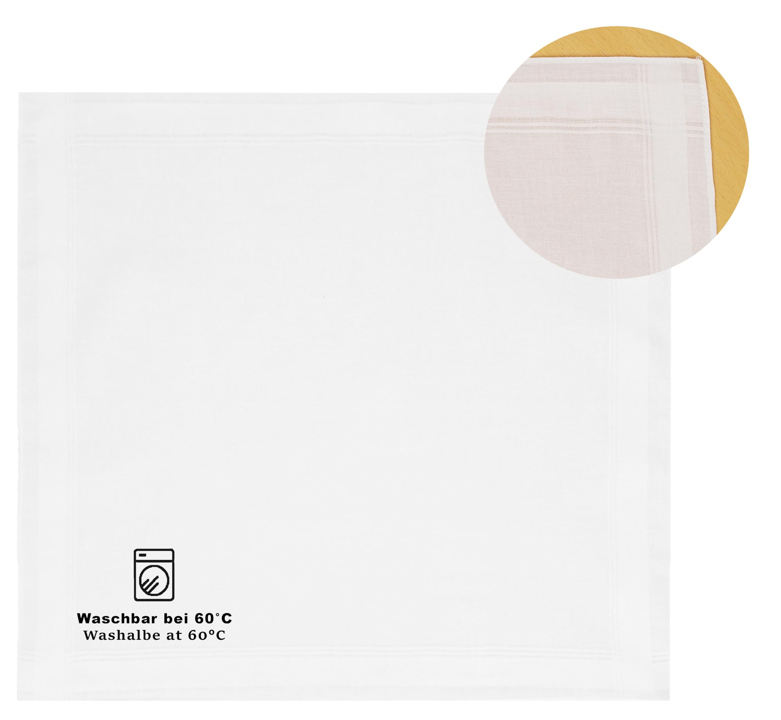 Betz Taschentücher - Stofftaschentücher - Damen- Herrentaschentücher - Männertaschentücher aus 100% Baumwolle - 40x40 cm - Leo 5 Dessin 4