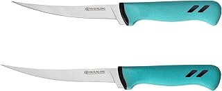 YOUSUNLONG Fish Fillet Knife Set 2-Piece - Razor Sharp High Carbon Steel Blades of 6“7” - Boning & Filleting Knives for Fish - Ergonomic Handle of Chefs