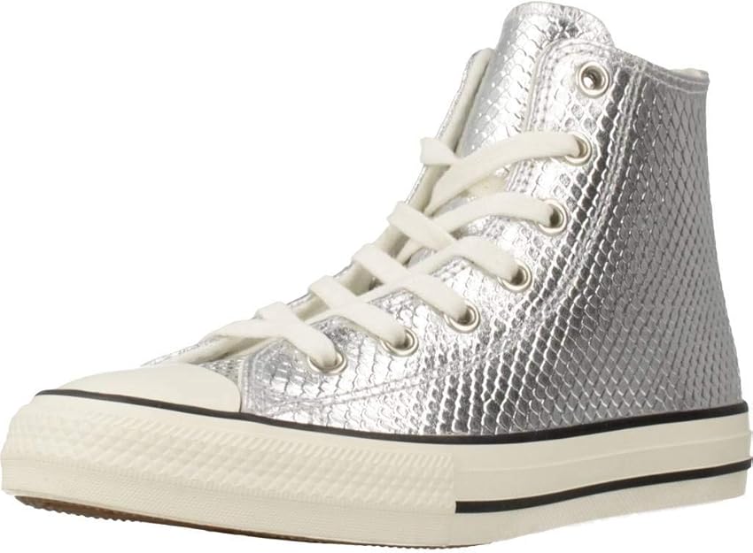 converse metallic argent