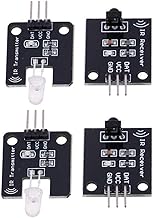 Digital 38 kHz IR Receiver IR Transmitter Sensor Module Kit for Arduino (Pack of 2 Sets)