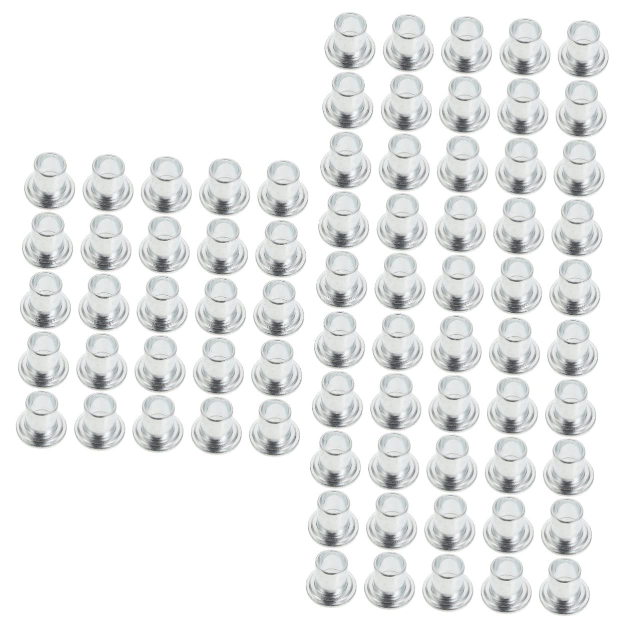 Toyvian 3sets Stainless Steel Roller Skate Side Plugs Durable Rustproof Axle Spacers for Smooth Skating Fit for Inline Quad Roller Skate Supplies 50pcs*3