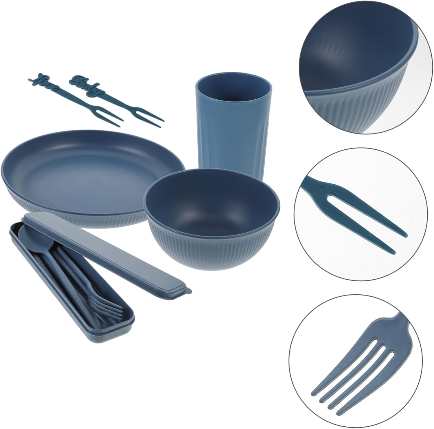 Travel Spoon Reusable Utensils Case Cutlery for Lunch Box Dinnerware Fork Spoon Knife Camping Dishes