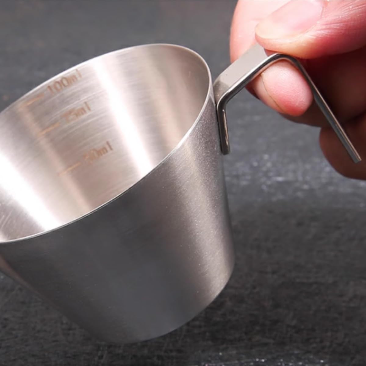 Barchetta per salsa in acciaio inox per condimenti per insalata e salsa di bistecca, tazza commerciale per succhi di frutta, elegante cucina e ristorante, piatto per salse argento