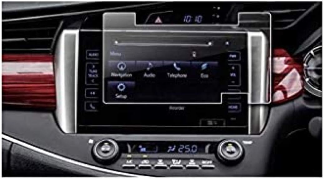 Anti-Glare MATT Toyota Fortuner Car Navigation Screen Protective Film 2017 2018 Car Navigation Screen Protector (Pack of 2)