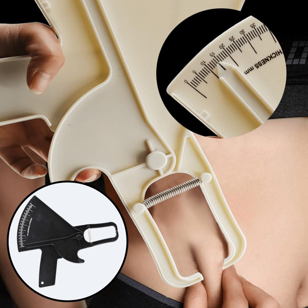 Case&Cover 80mm Plicómetro Cuerpo de la Pinza Body Fitness Medida del analizador del probador Herramienta de medición Que Adelgaza la Salud Guardián de Belleza
