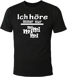 Mister Merchandise Herren Men T-Shirt Ich höre Immer nur - Mi Mi Mi Tee Shirt Bedruckt