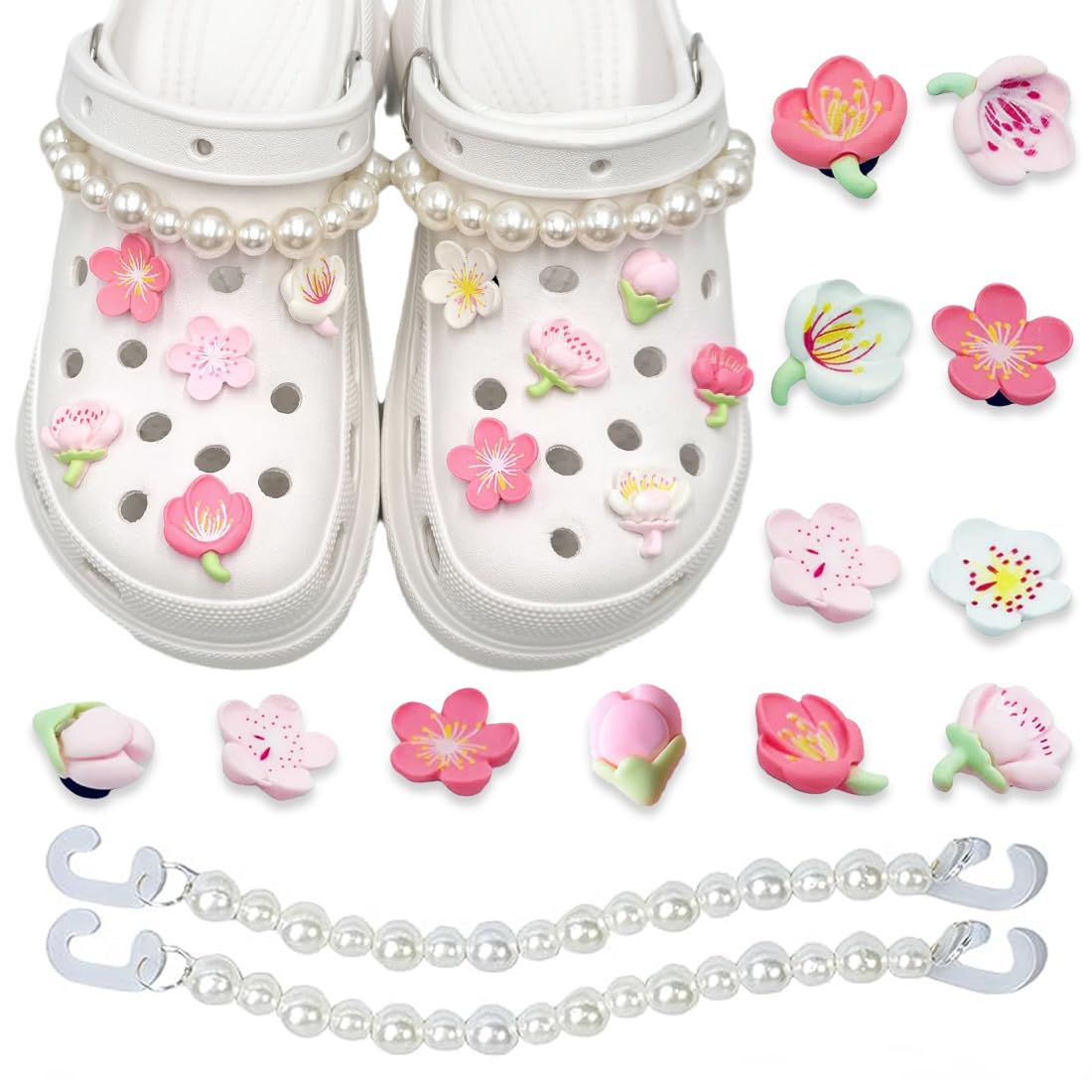 Adornos de Zapatos,12 piezas Bonitos Encantos de Colores Bonitos Adornos de Sandalias de Zueco, de PVC, Accesorios Lindos de Bricolaje, Regalos cumpleaños niños