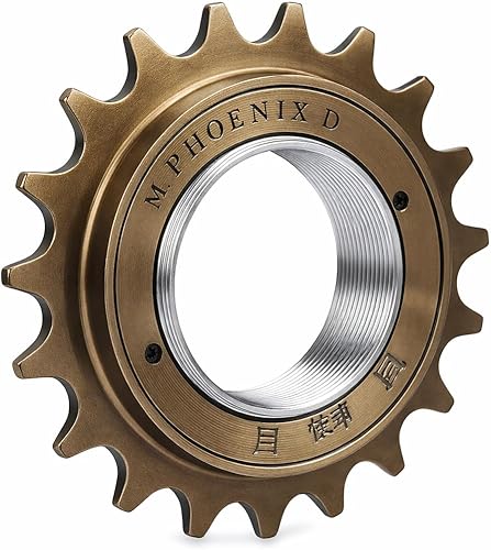 Alomejor Rueda libre rueda dentada de acero Carretera Rueda libre 18 dientes sola velocidad volante