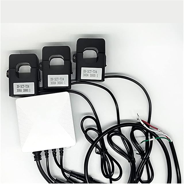 YAOSHIGUI Digital Energy Meter Tester Tuya Smart Life Single 3 Phase WiFi KWH 300A 200A 80A Clamp Current Transformer App Monitor Record Power Electricity Usage ( Color : )