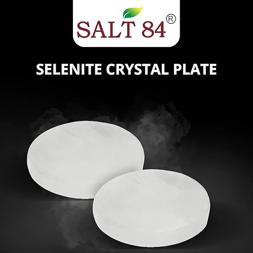 Miniatura 2 de Placa de carga de cristal de selenita para manchas, cristales curativos marroquíes para meditación, ideal para decoración del hogar, 4-6 pulgadas, 2