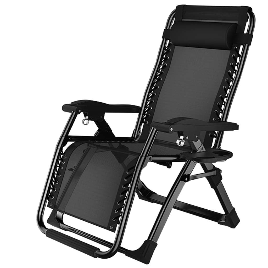 Chaise longue inclinable zéro gravité pour soulager le dos au jardin, solide jusqu'à 150 kg