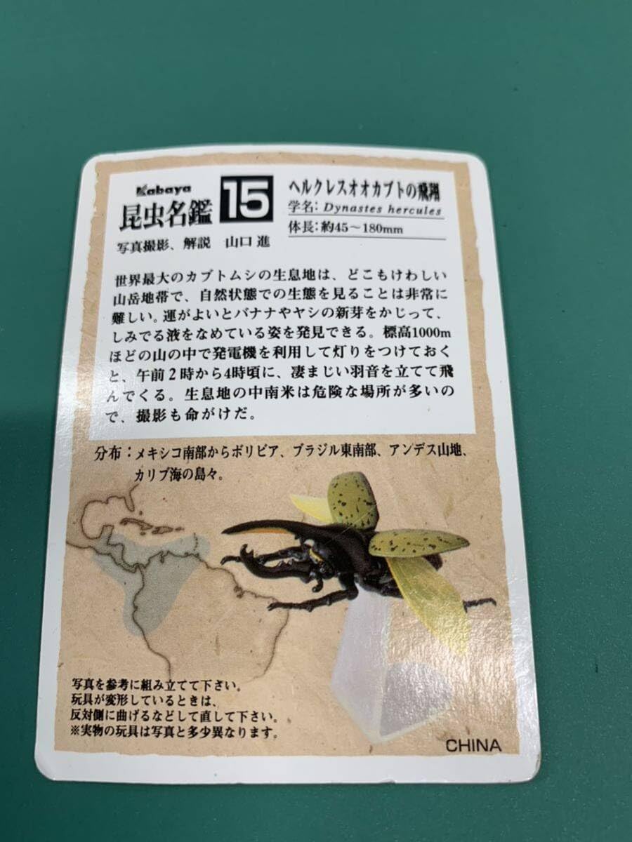 Amazon.co.jp: ヘラクレスオオカブトの飛翔 No.15 Kabaya 食玩 昆虫
