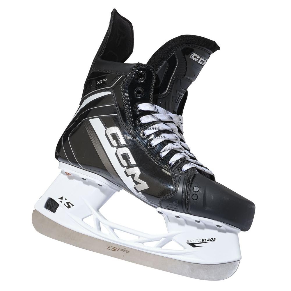 CCM Tacks XR80 Patins de hockey sur glace Senior, largeur normale