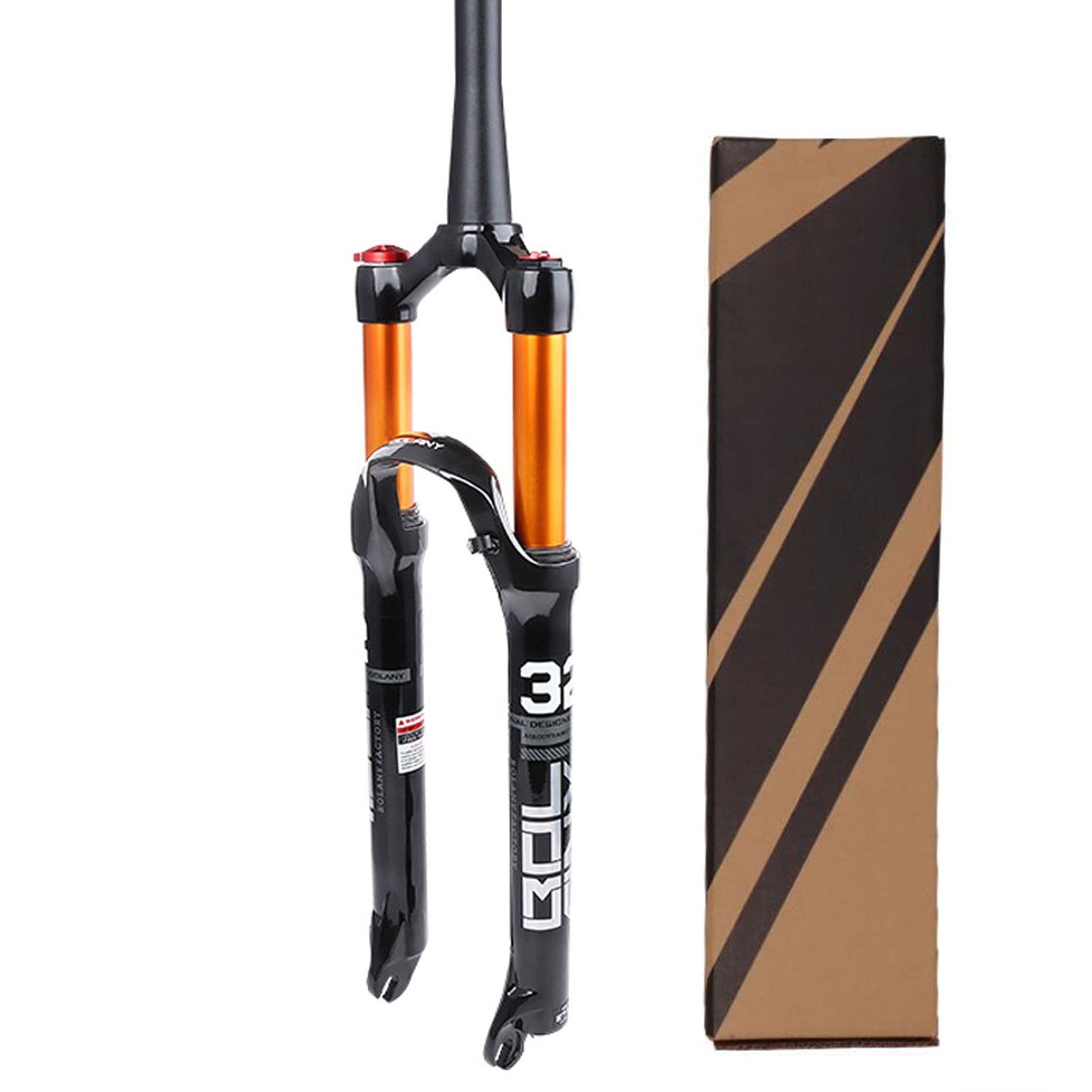 Fourche VTT alliage de magnésium 26 27.5 29 tube conique droit
