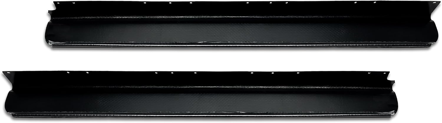 KOZAK Fairing Panel Extensions - Lower Ext Rear Set Compatible with Kenworth T680 Next Gen 2022+, Right Passenger and Left Driver Side, Includes Logo, 2x 22" Wipers, License Plate Frame, and Vest