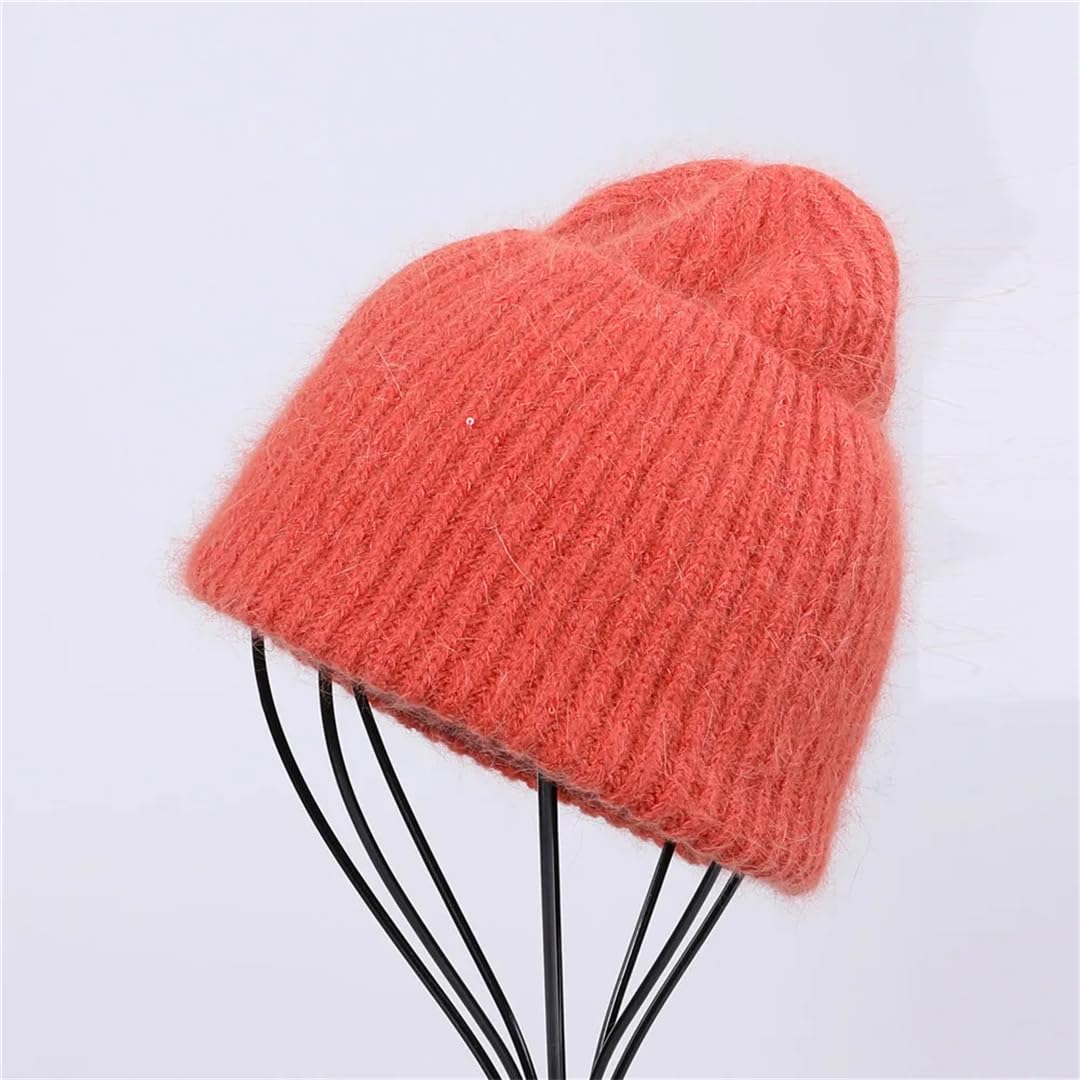 Automne Hiver Cheveux Hiver Chapeau Chaud Bonnets Chapeaux Décontracté Femmes Solide Adulte Cachemire Tricoté Bonnet Chapeau Avec Fil Brillant
