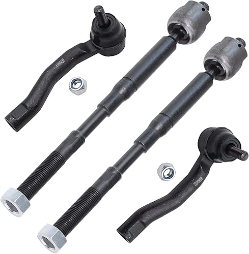 Miniatura 43 de Detroit Axle - 4 barras de acoplamiento delanteras para Chevrolet Trailblazer GMC Envoy 2002-2009 2003 2004 2005 2006 2007 2008 Reemplazo de