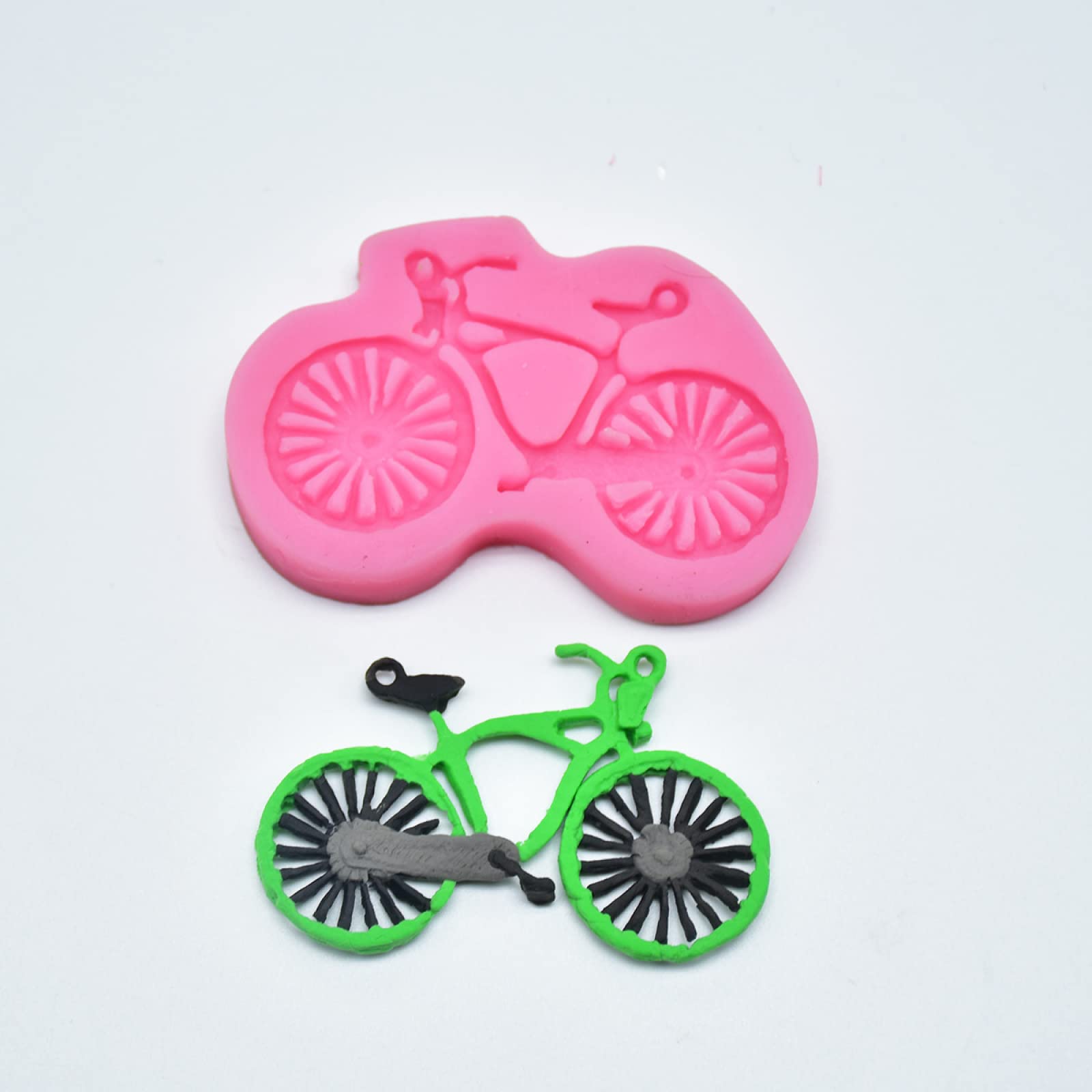 Fahrrad Silikonform Für Fondant & Epoxidharz - DIY Bastelform