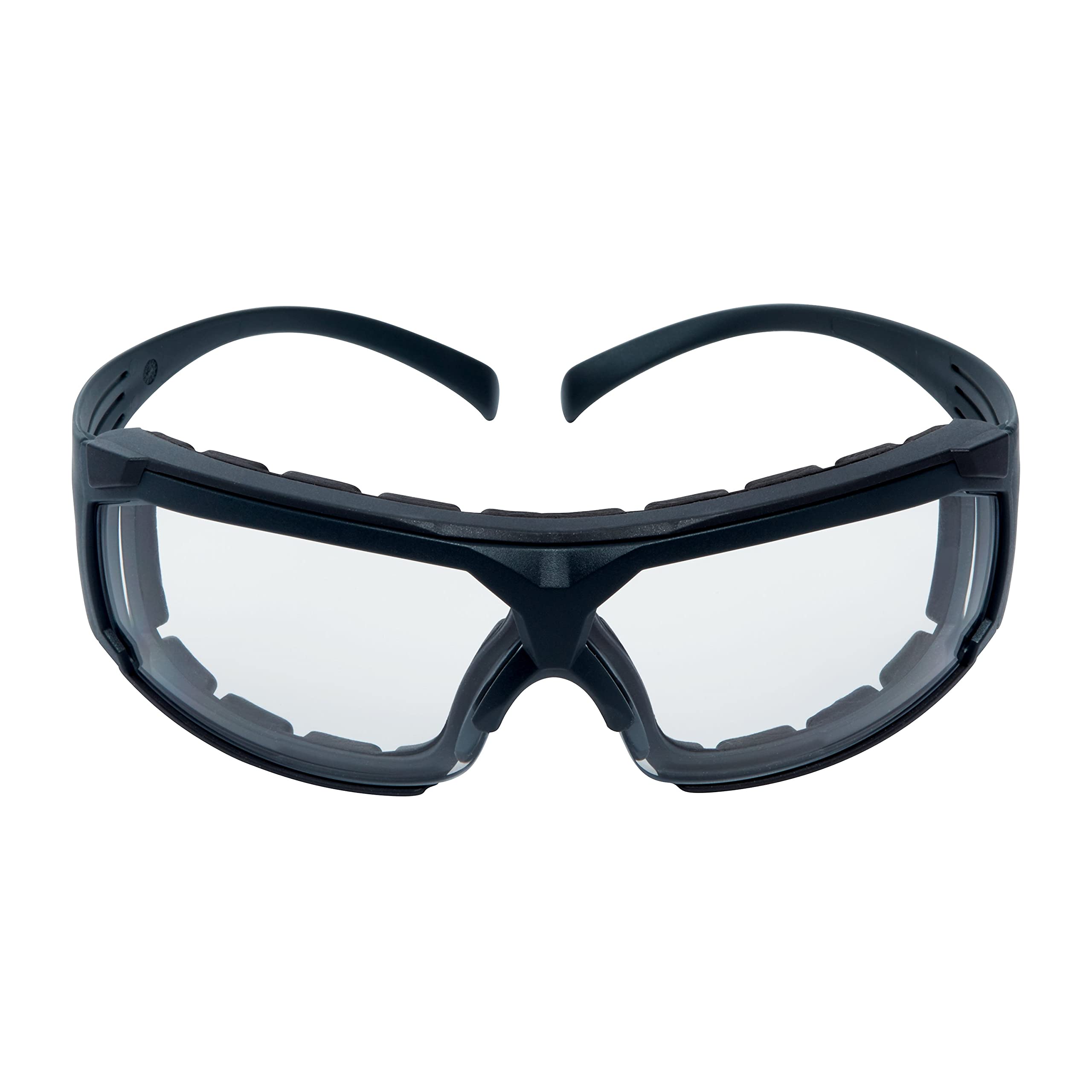 3M SecureFit SF601SGAF/Fl-EU okulary ochronne z szarymi soczewkami, Scotchgard anti-fog, odporne na zarysowania, ramki z pianki i nowoczesne wzornictwo, 1 x SecureFit Glass