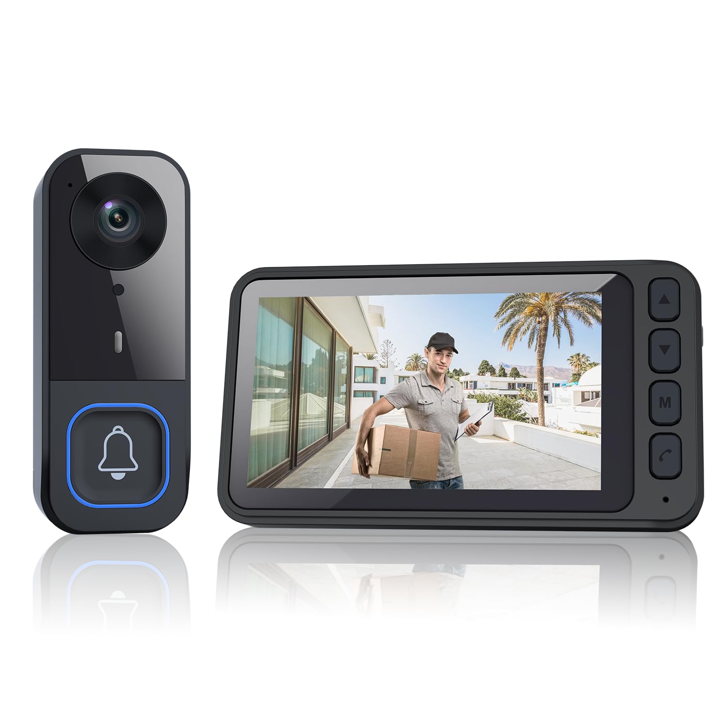 Winnes 4.5 Inch Doorbell Camera