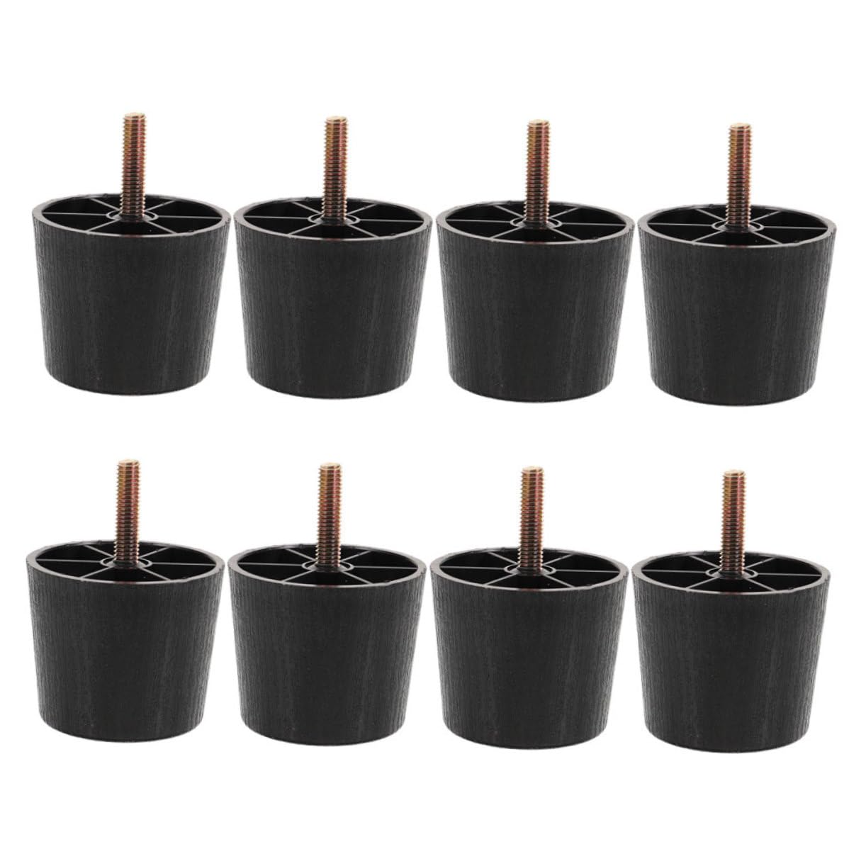 Rehausseurs de table noirs SOIMISS support pour pieds de canapé lit meuble résistant