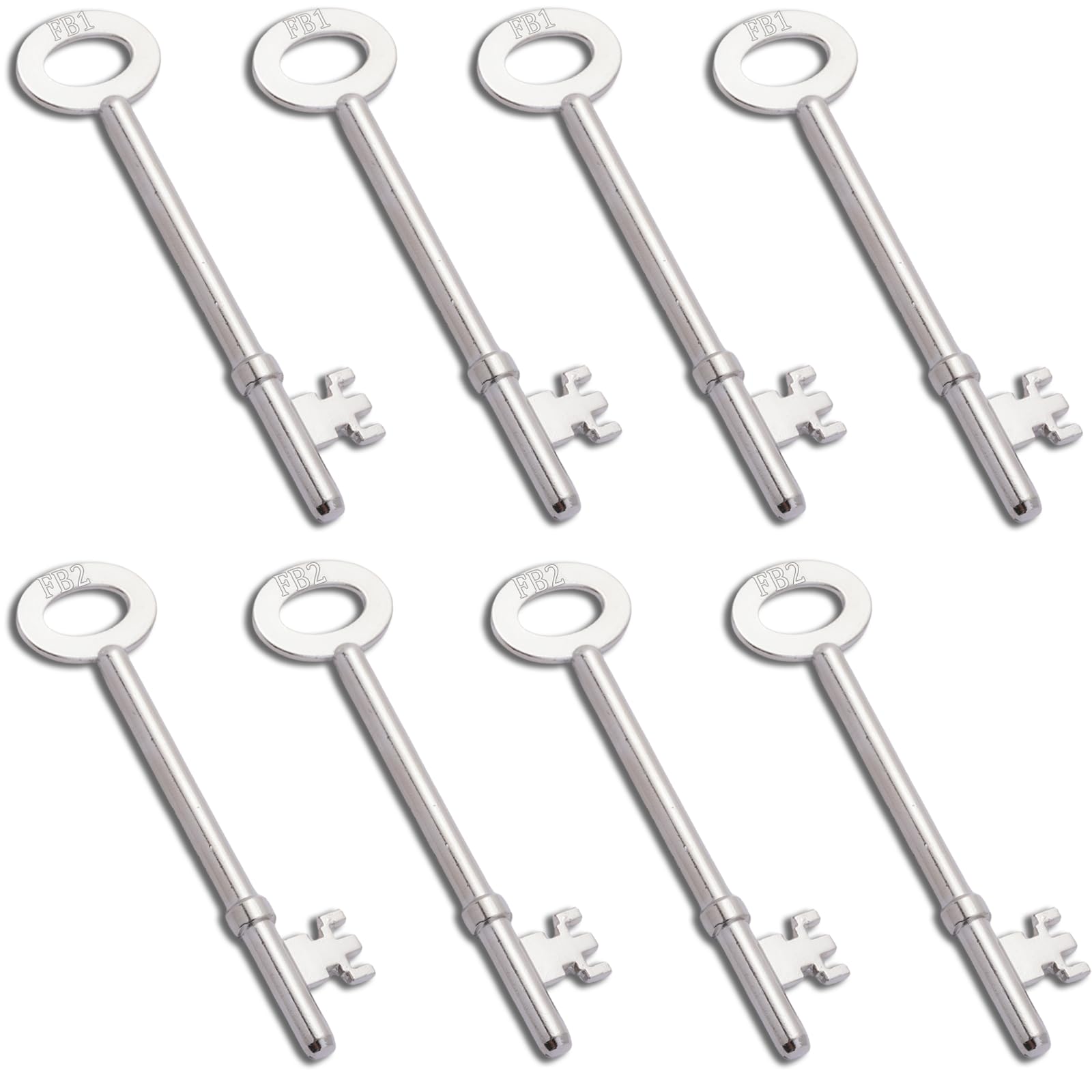 FB Key Set, 8Pcs Fire Fireman Brigade Key Set FB1 FB2 (4Pcs FB1+4Pcs FB2)