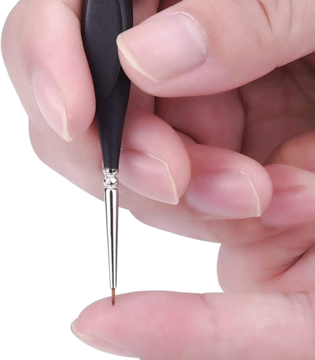 Miniature Paint Brushes, Fuumuui 10pcs Fine Detail Paint Brush Set Citadel Model Paint Brushes for Acrylic Painting on Canvas, Watercolor, Oil, Model Painting