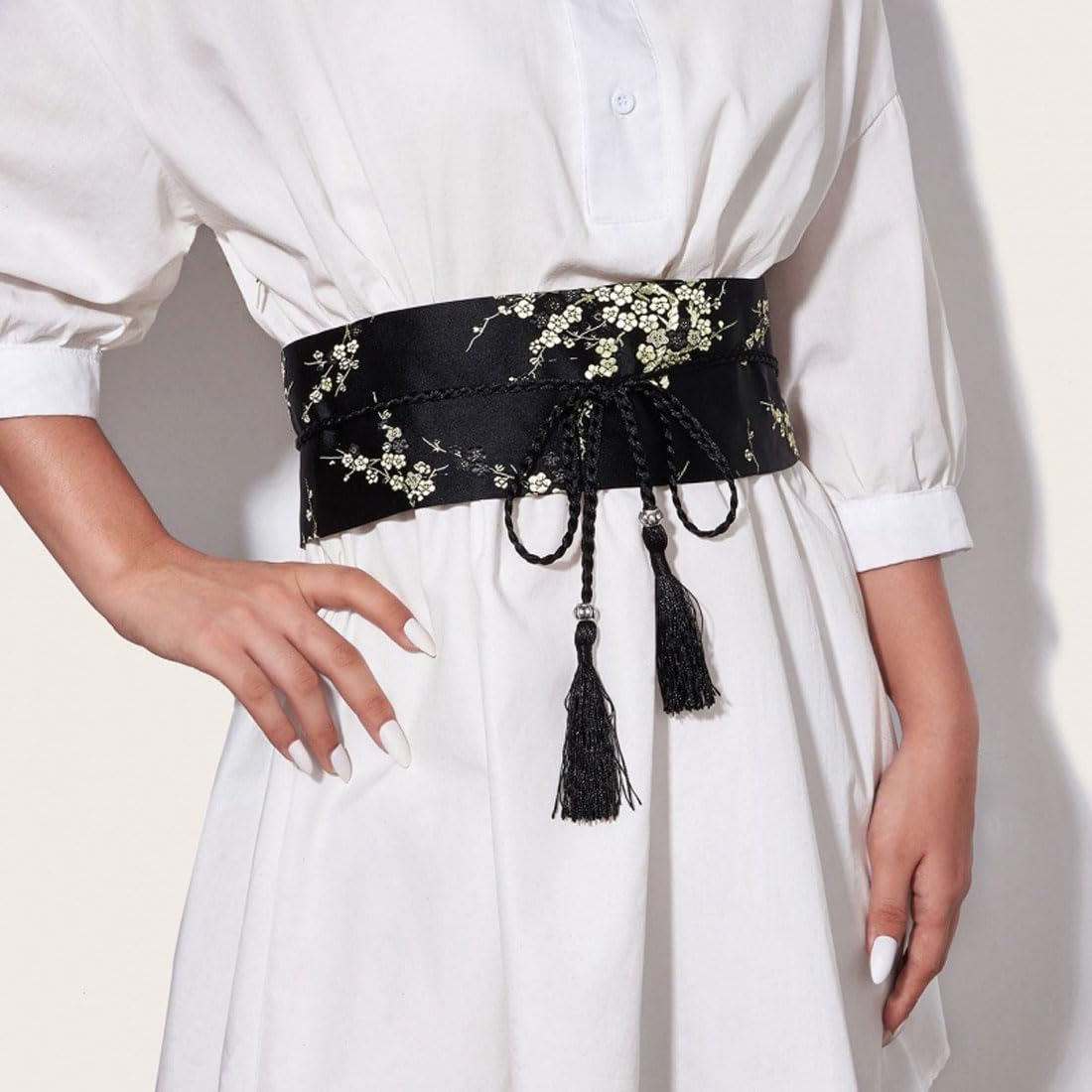 Jurxy 2 Confezioni Da Donna Bowknot Pizzo Cintura Larga Cintura Da - Foto 8