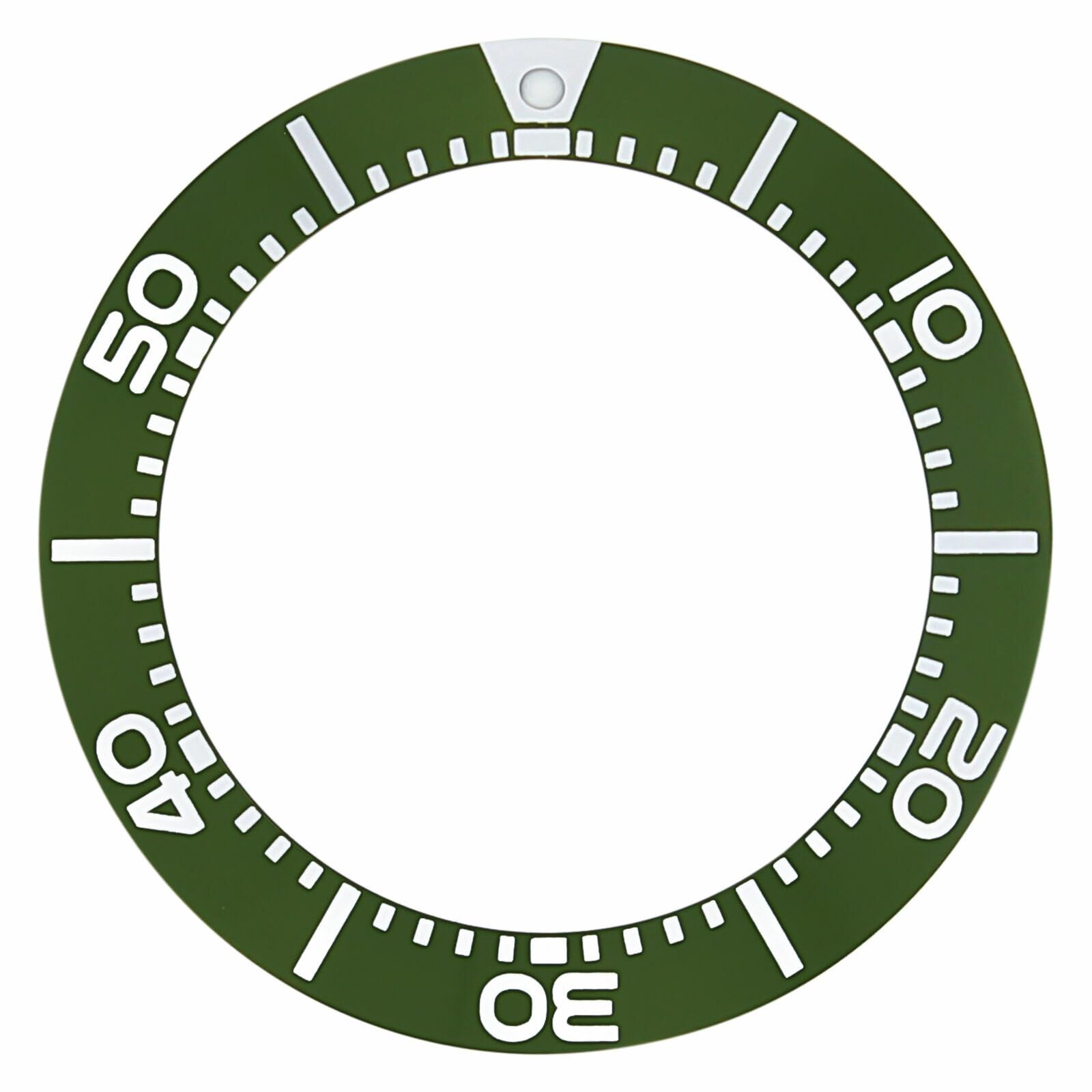 Ewatchparts Bezel Insert Compatible With Seiko Watch Prospex Diver 200M Watch Ska371 Kinetic Green