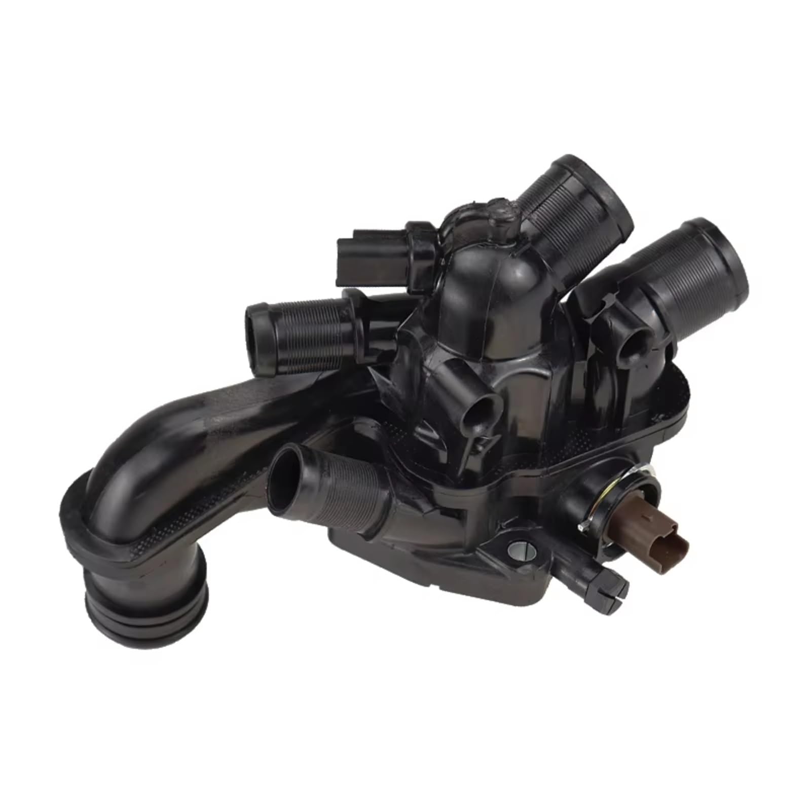 Termostato Motore Flangia Acqua Regolatore Liquido Raffreddamento Con Scatola 11537534521 Compatibile Con Peugeot Per 308 508 2008 3008 1336Z6 1336.Z6 Termostato motore alloggiamento