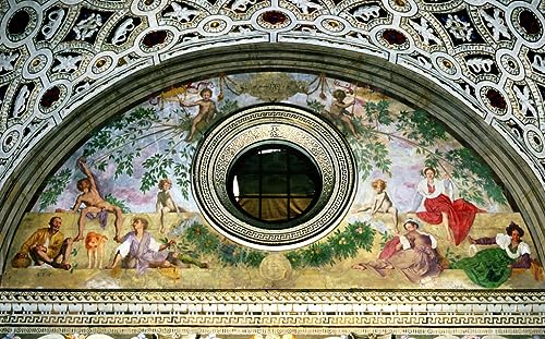 Toile peinture murale salon 60x90cm inspirée de Jacopo Pontormo