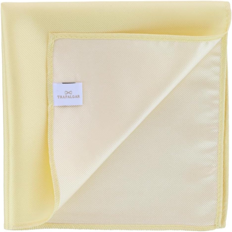 Trafalgar Men's The Gatsby Silk Pocket Square 12x12 Men's Formal Accent