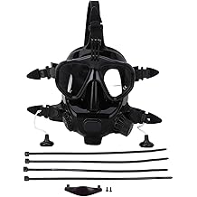 PerGar Full Face Diving Goggle, Mini Scuba Tank WithMask, Anti Fog Leakproof Diving Goggle, 180  Panoramic View Silicone Scuba Face Goggle, Snorkel MaskWith Camera Mount