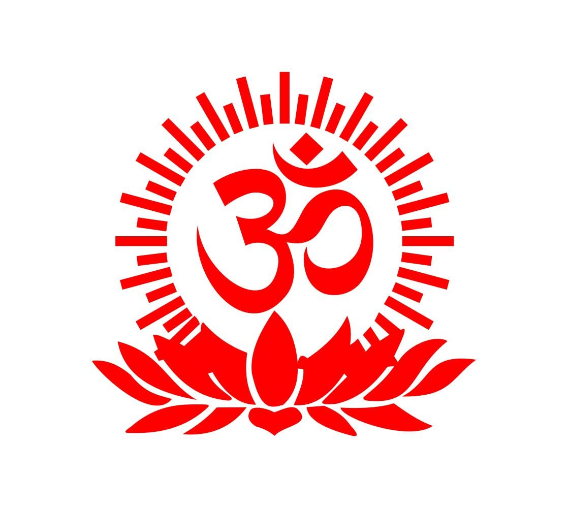 decalbazaar Vinyl Om Surya Lotus Glossy Wall Glass Car Sticker 10 x 10 Inches Red (B09KRYNCWH) Amazon Price History, Amazon Price Tracker