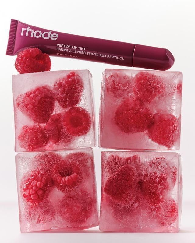 Image of Peptide Lips Tint Hydrating Lip Balm Gloss Moisturizing Lip Treatment With Peptides Long Lasting Shine Nourishing Lips Care For Soft Smooth Plump Lips Daily Makeup Beauty Lip Tint.