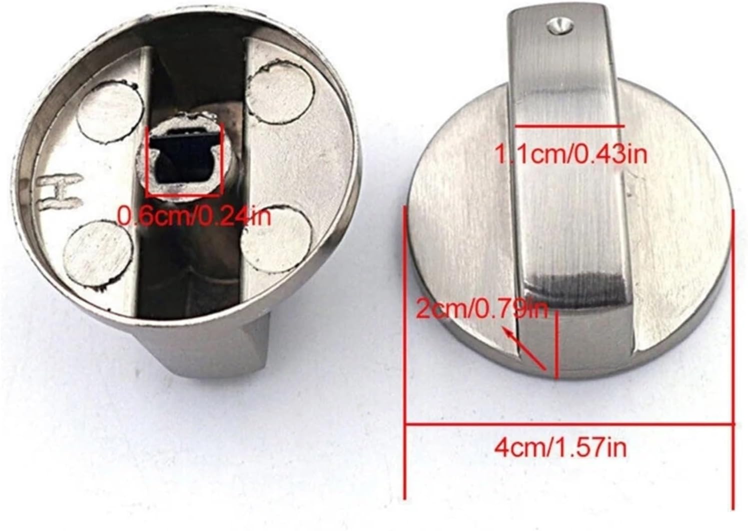 2/4pcs 6mm Kitchen Stove Gas Stove Cooktop Controller Gas Stove Accessories(B)