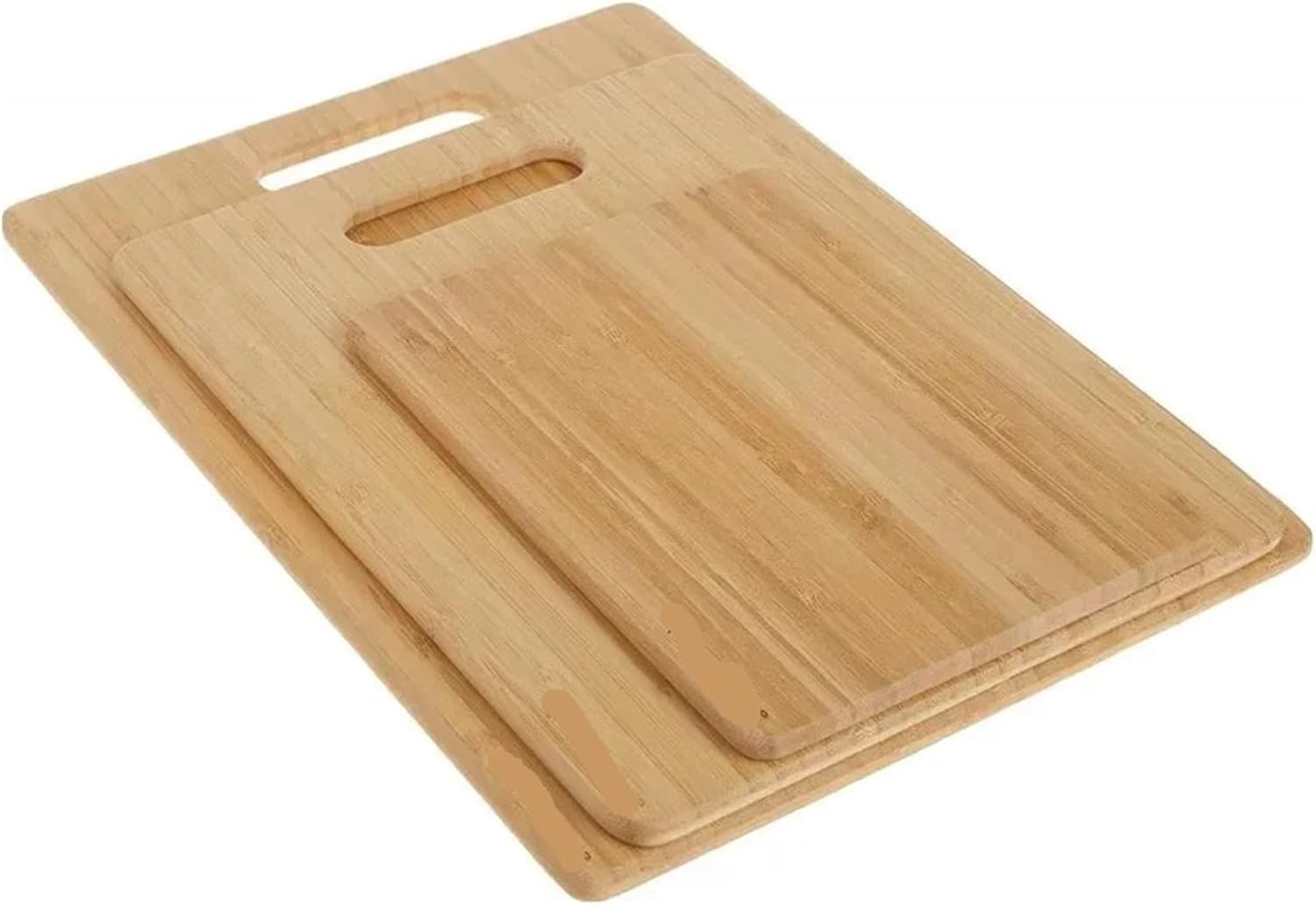 Bamboo Cutting Boards For Kitchen [Set Of 3] Wood Board For Chopping Meat, Vegetables, Fruits, Cheese(Medium (Set of 3))