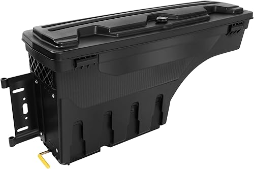 OCPTY Caja de almacenamiento con cerradura para el lado del conductor  Compatible con Toyota Tacoma 2005-2022  Caja de almacenamiento para caja de
