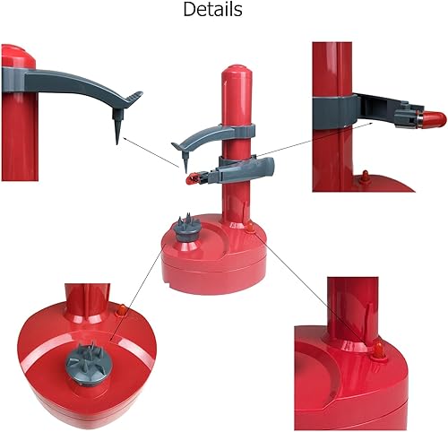 Miniatura 5 de Pelador eléctrico de patatas para cocina, peladores de verduras para calabacín, zanahoria, pelador automático de papas, pelador eléctrico de frutas