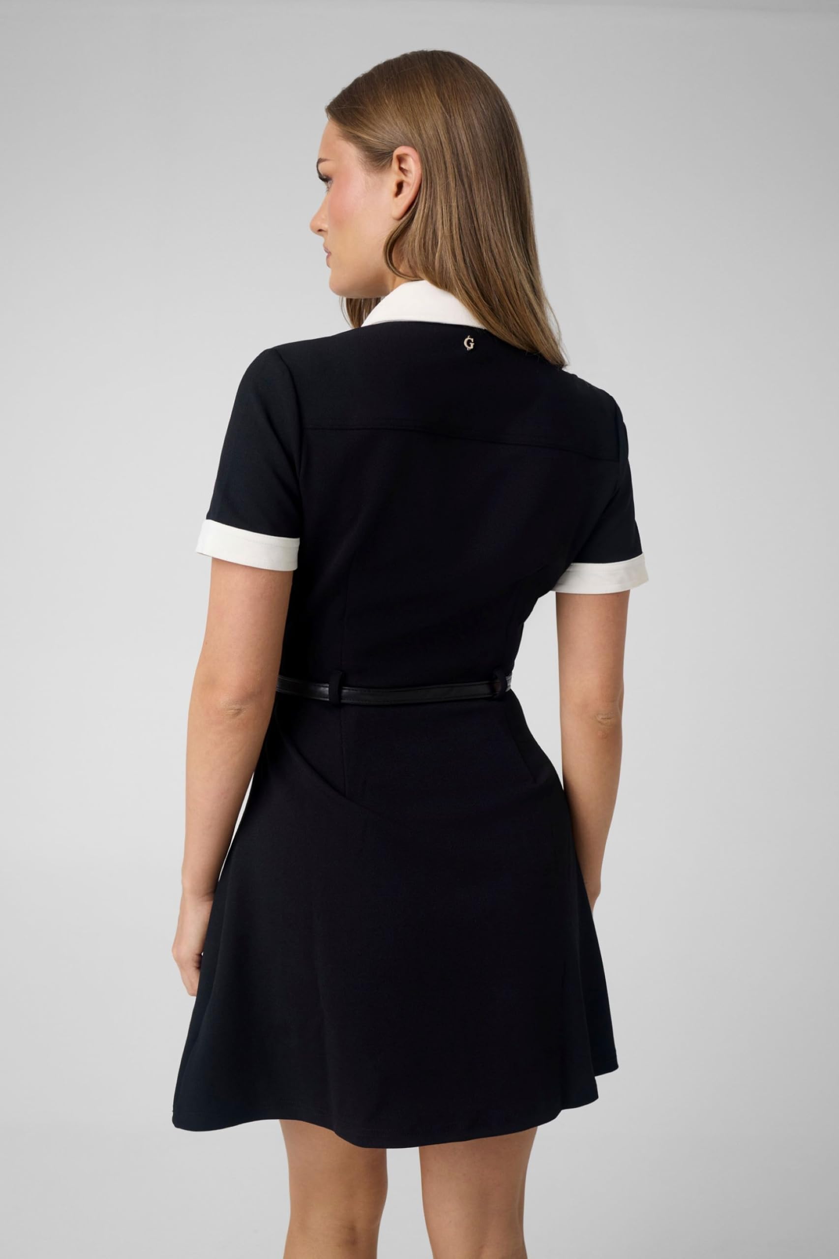GUESS SS Claudie Polo Flare Dress